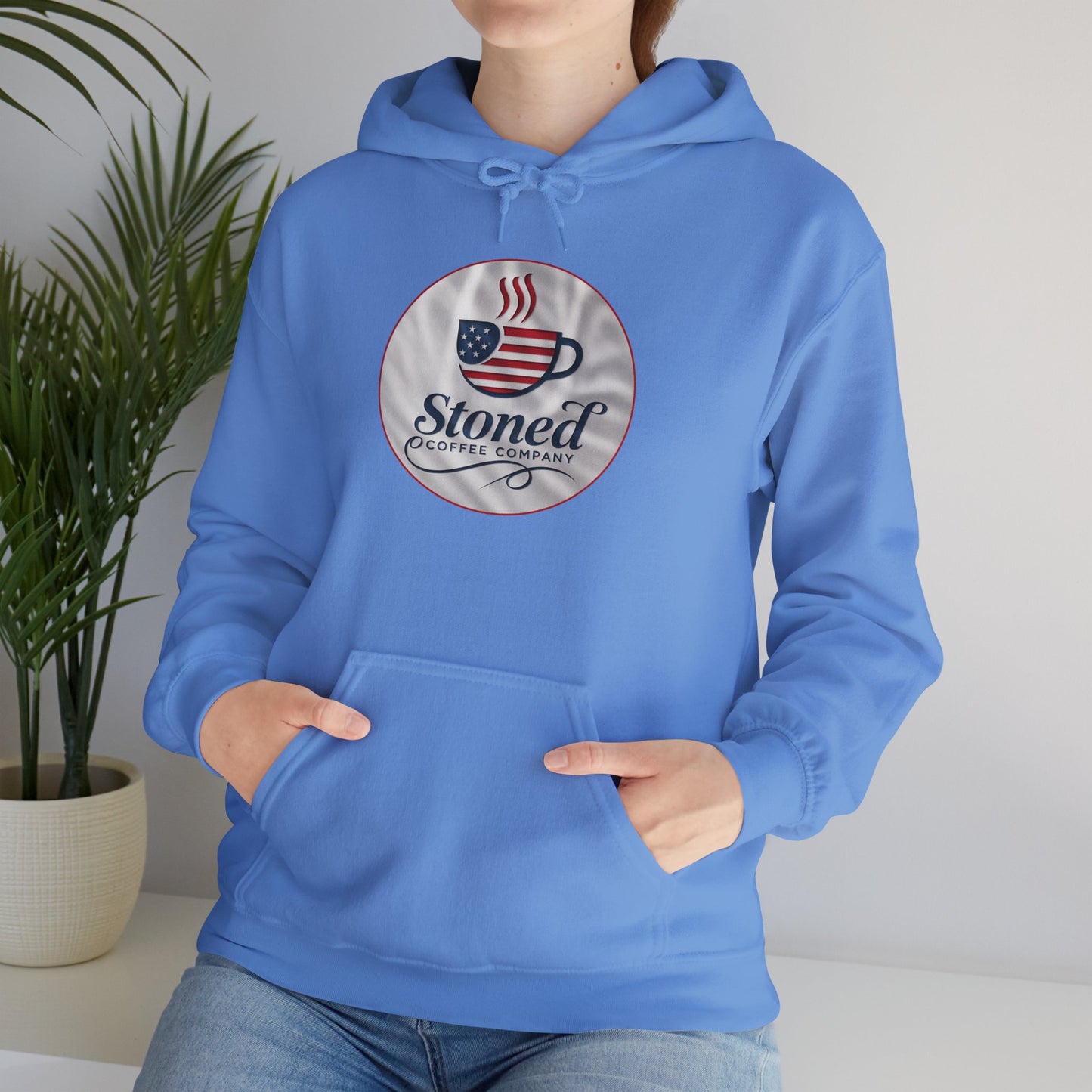 Hooded Sweatshirt Stoned Coffee Company Patriotic USA