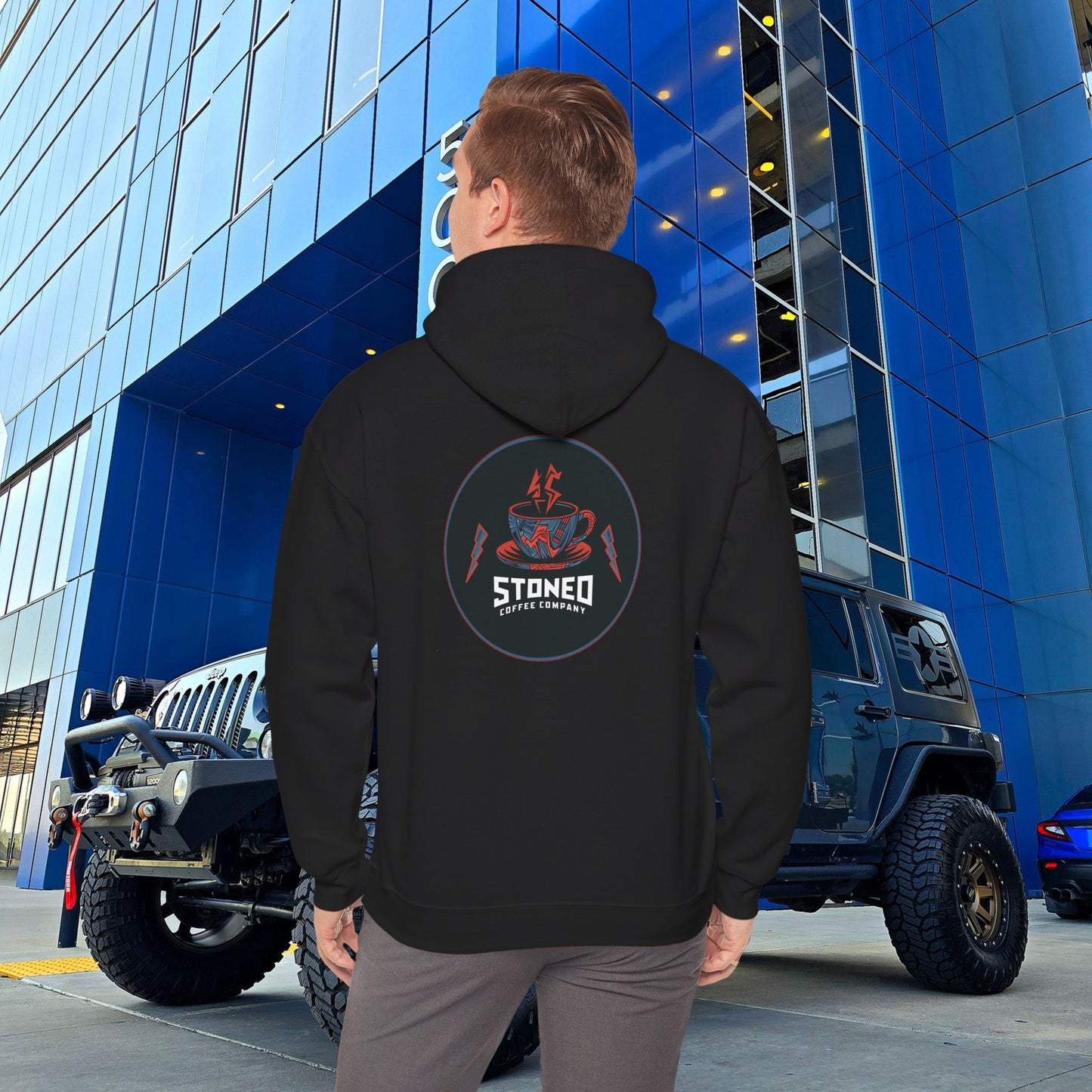 Stoned Coffee Company Escaping Music Souls Hooded Sweatshirt