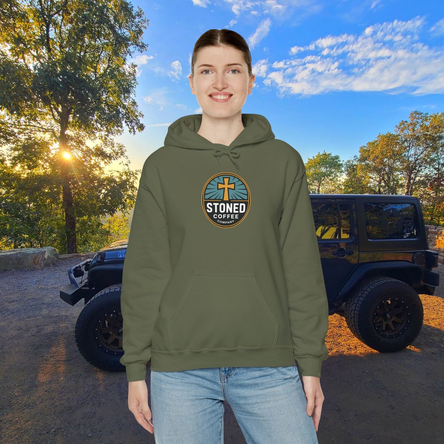 STONED COFFEE COMPANY HOODIE, Pray Often, Read Your Bible, Seek the Truth, Trust in God