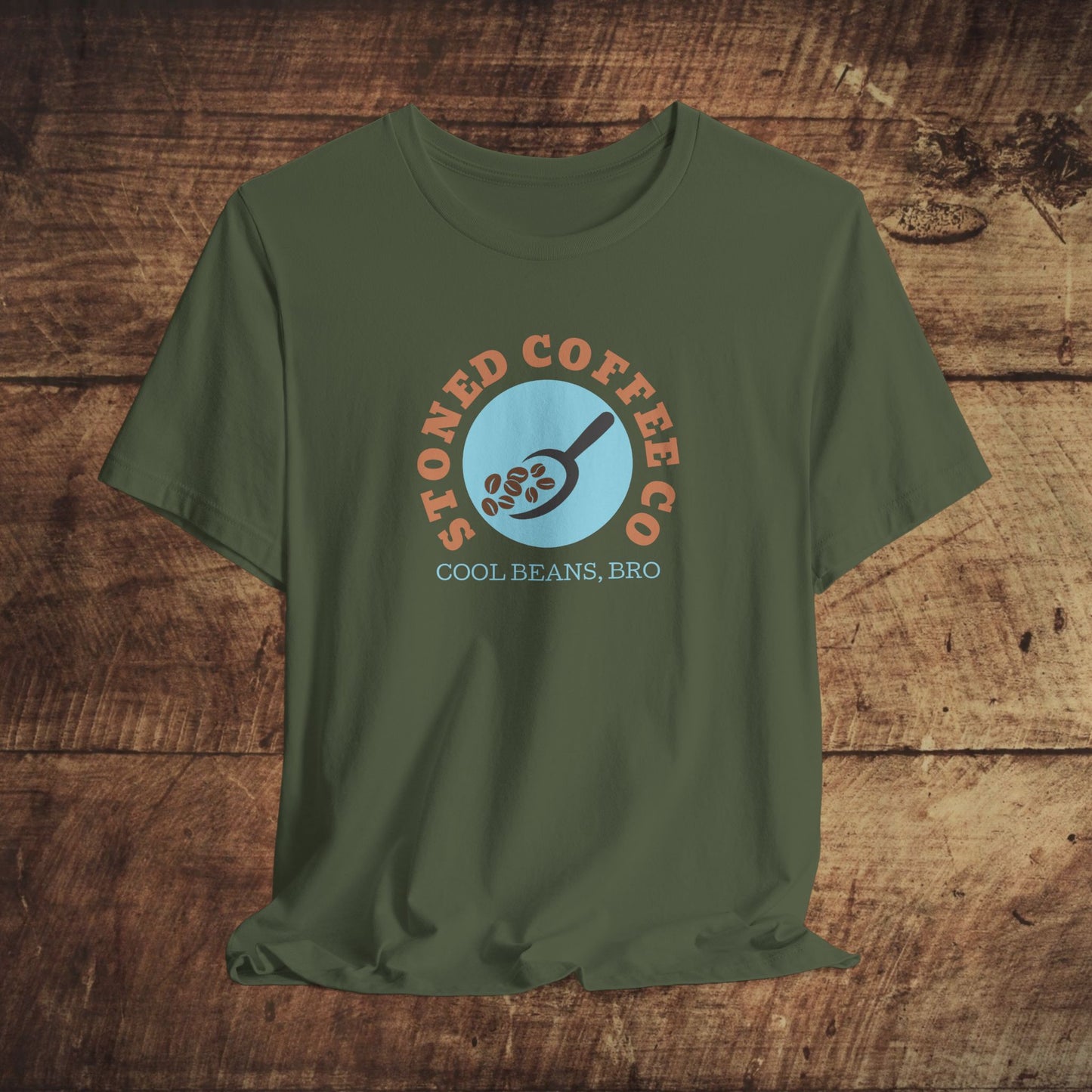 T-Shirt - Stoned Coffee Co, Cool Beans Bro Graphic Tee