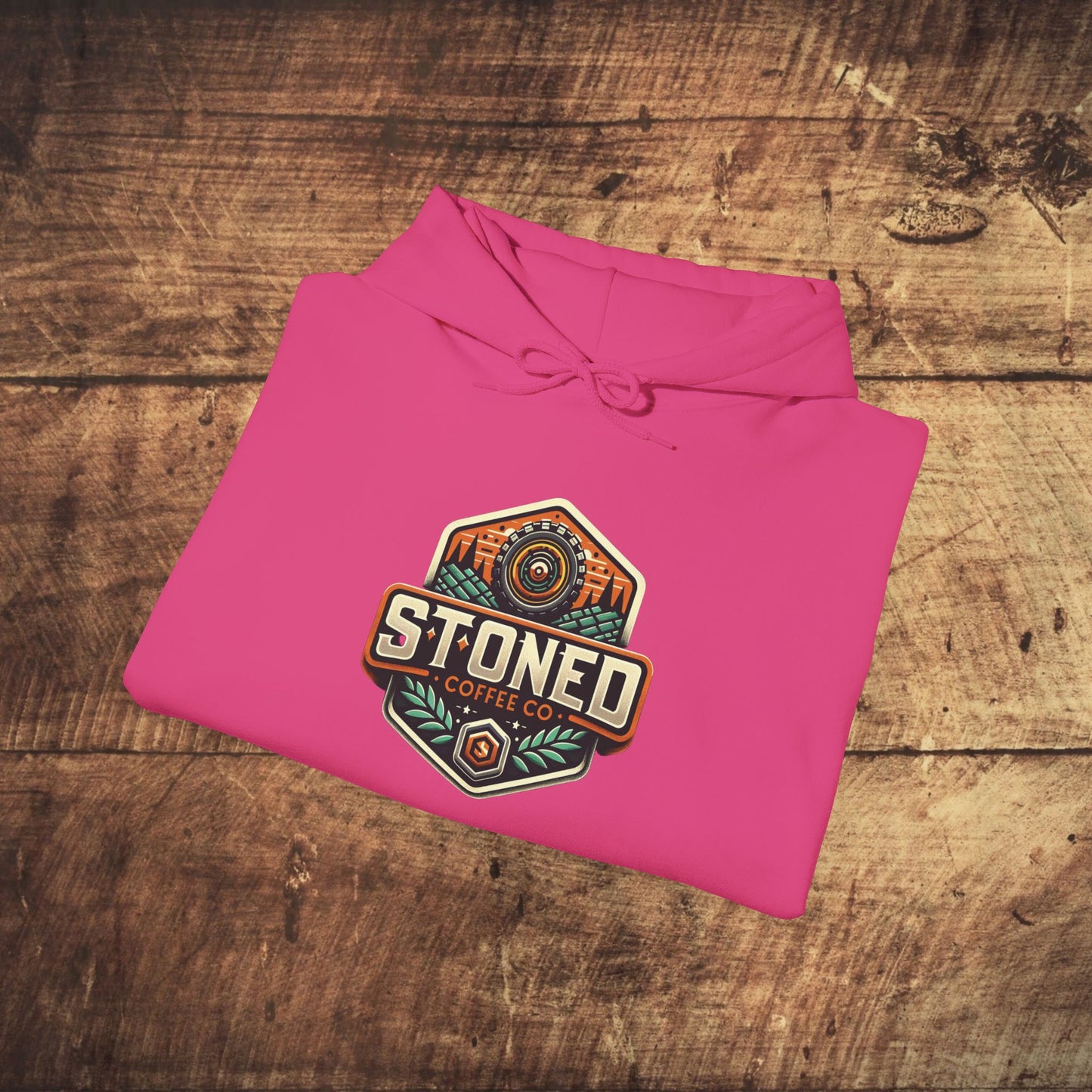 Hooded Sweatshirt - Stoned Coffee Company Offroad Logo