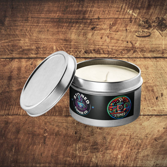 Scented Candle Stoned Coffee Company Logo Candle