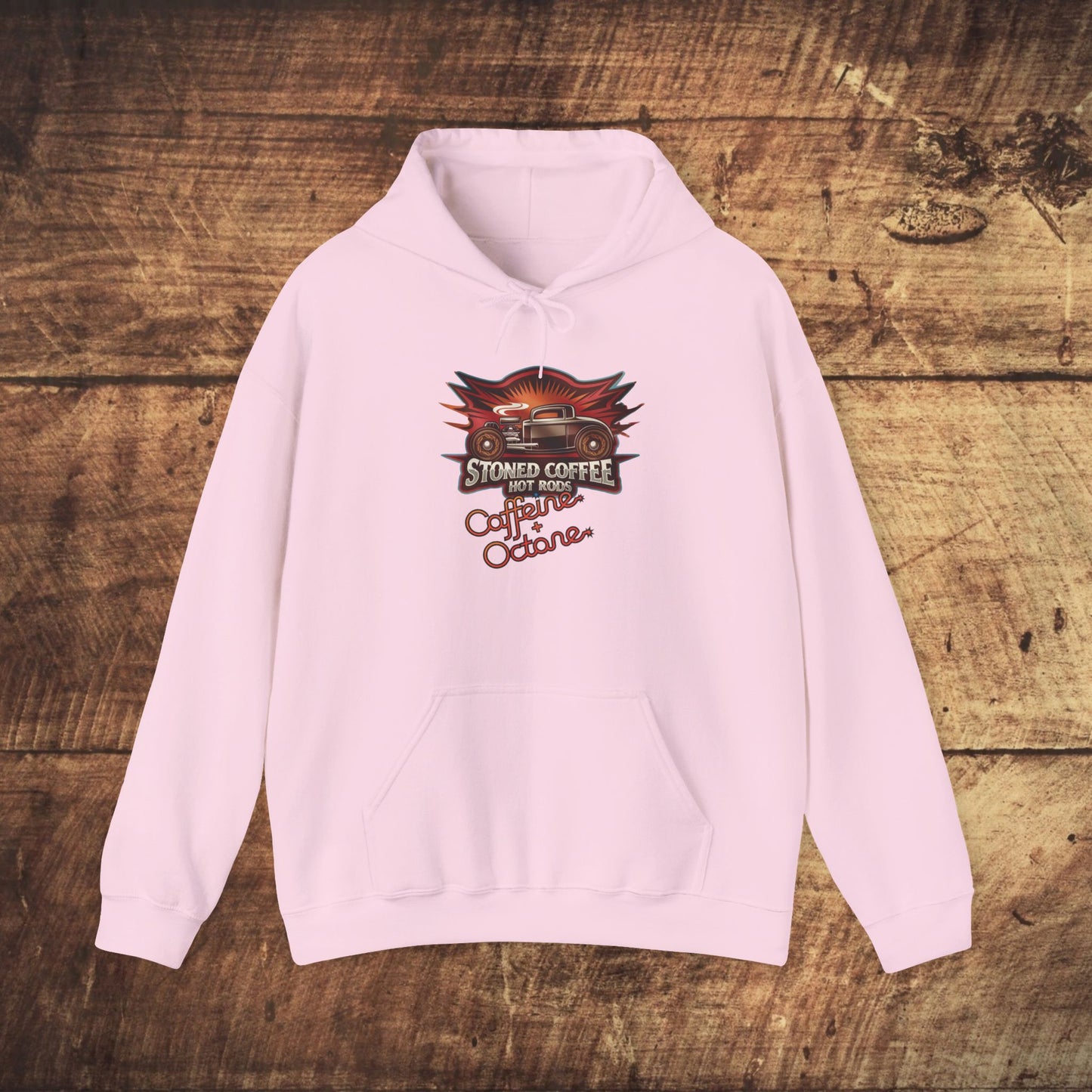 Stoned Coffee Company Hoodie "Hot Rods" Caffeine + Octane Hoodie