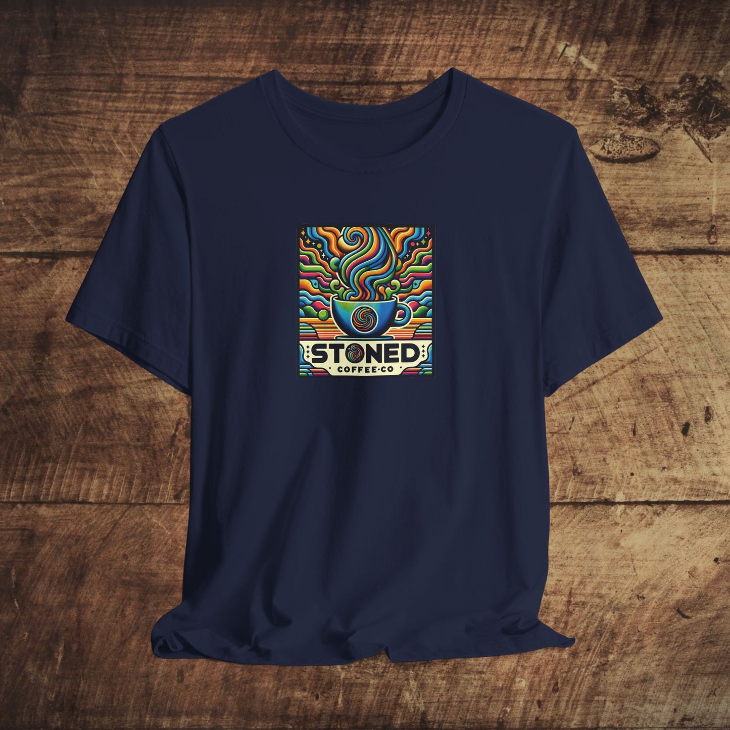 Coffee Art T-Shirt - Stoned Coffee Company Logo