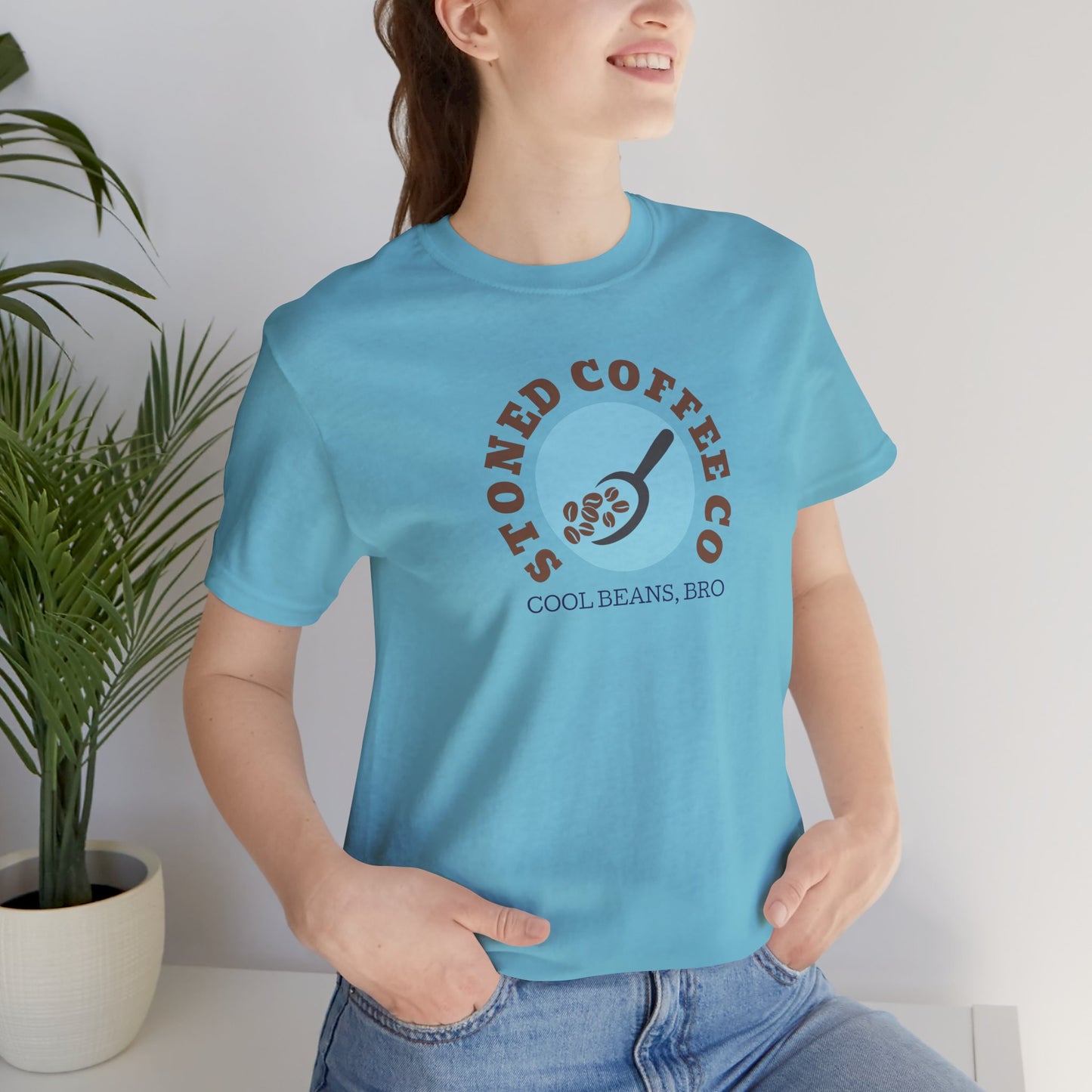 T-Shirt - Stoned Coffee Co, Cool Beans Bro Graphic Tee