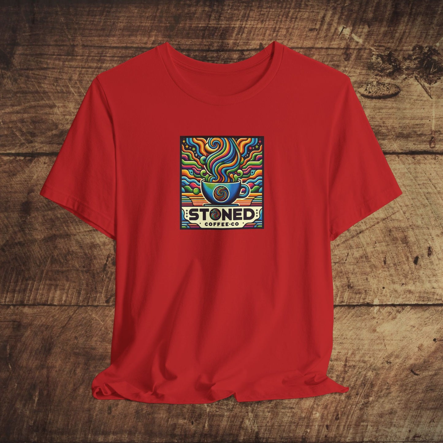 Coffee Art T-Shirt - Stoned Coffee Company Logo