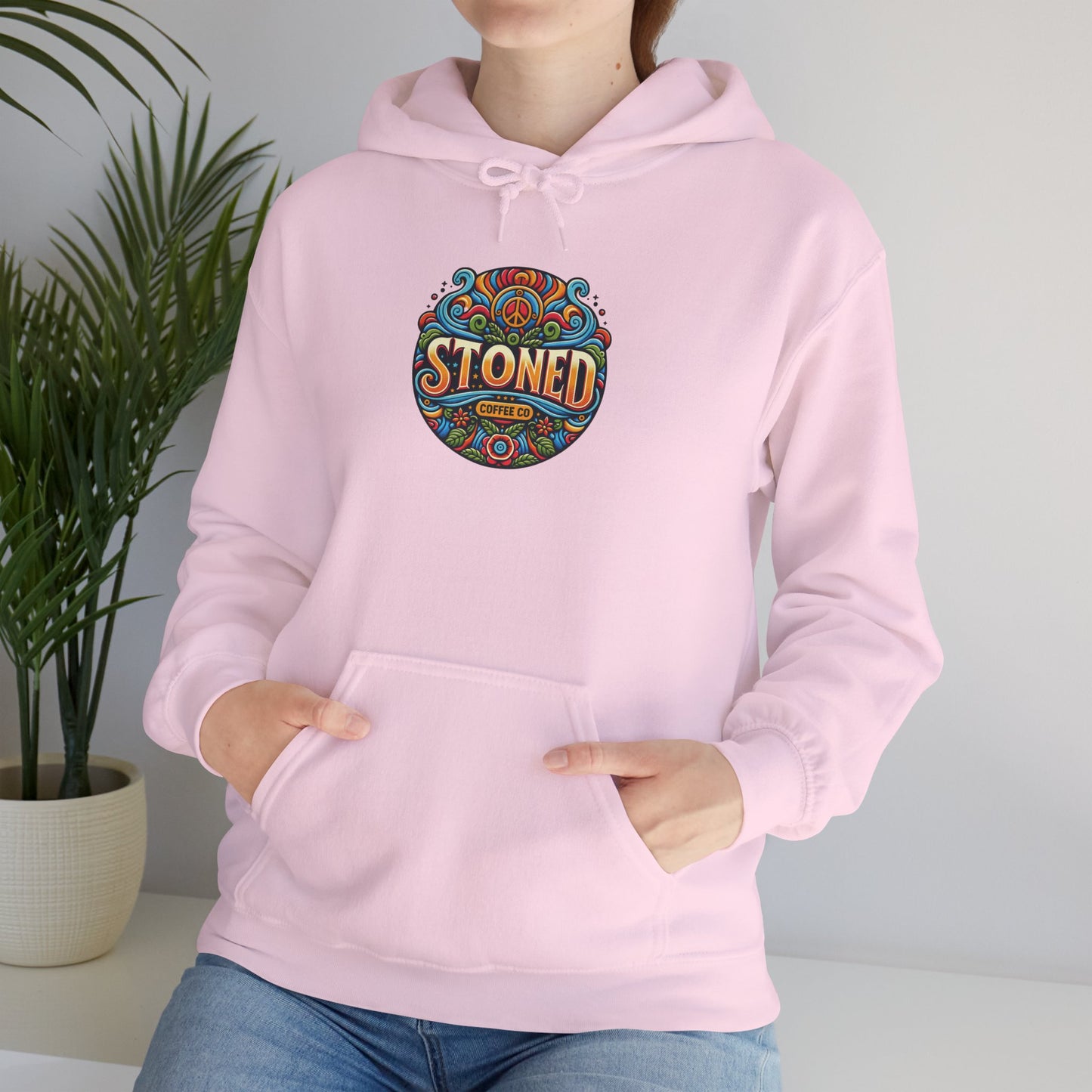 Hooded Sweatshirt Stoned Coffee Company Logo 1