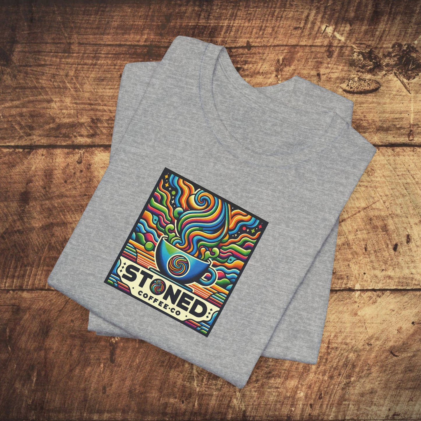 Coffee Art T-Shirt - Stoned Coffee Company Logo