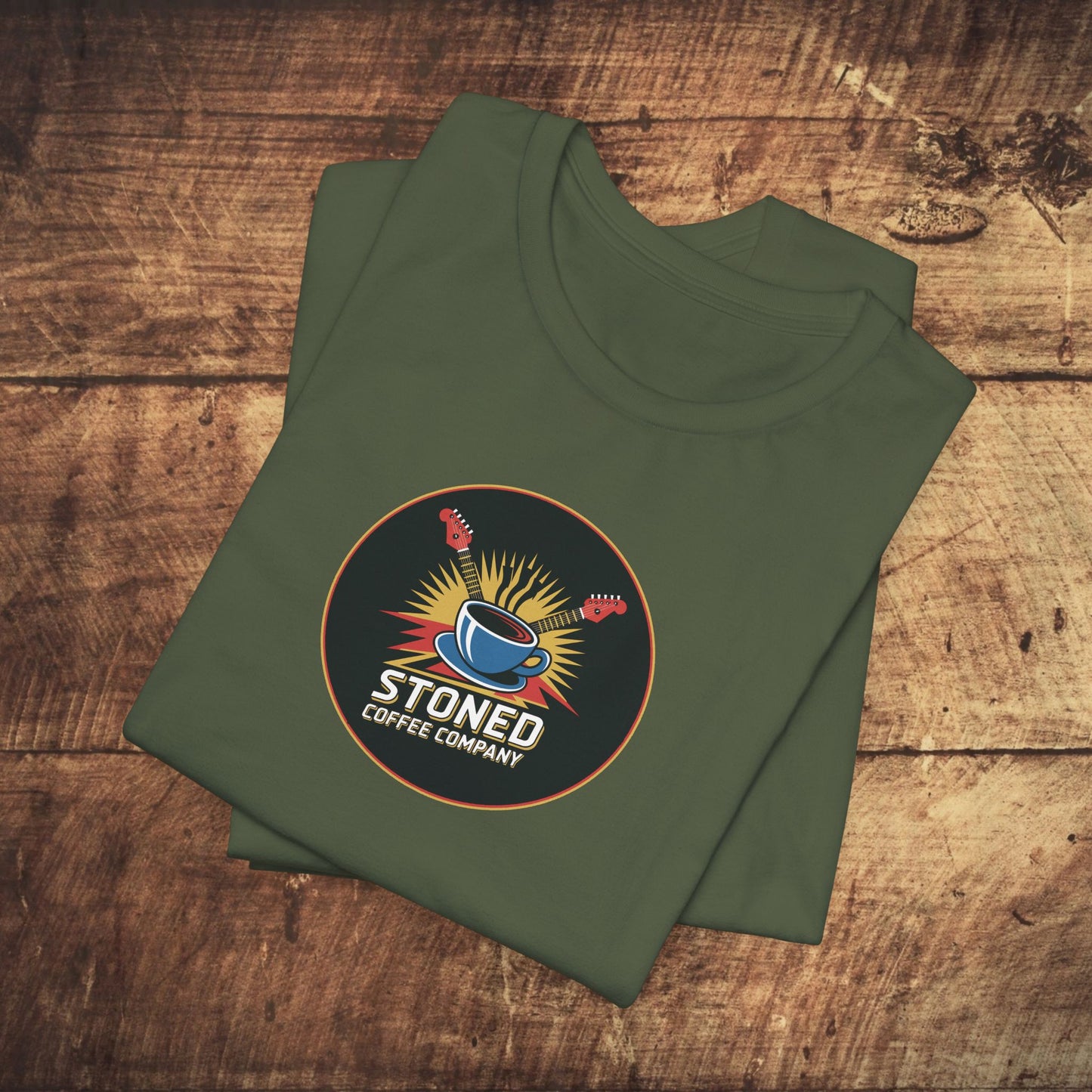 Stoned Coffee Company Rock n Roll Coffee Tee