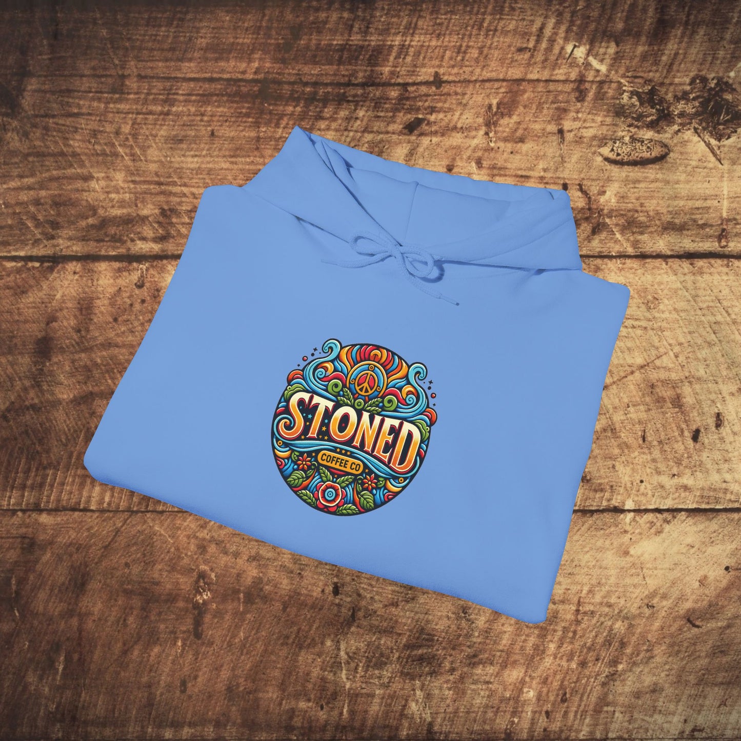 Hooded Sweatshirt Stoned Coffee Company Logo 1