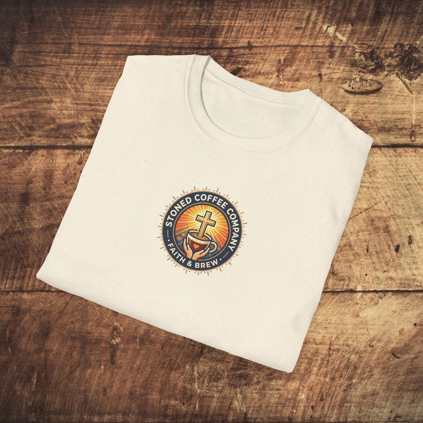 Stoned Coffee Company 'Drink Your Coffee and Pray for Others' T-Shirt