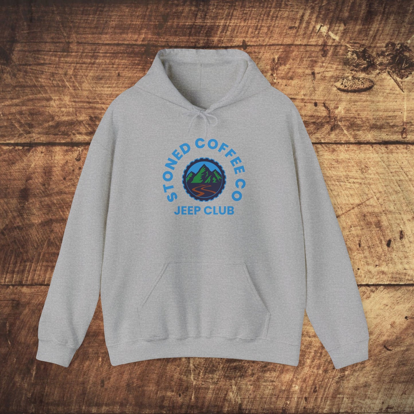 Hooded Sweatshirt Stoned Coffee Co Jeeper Club