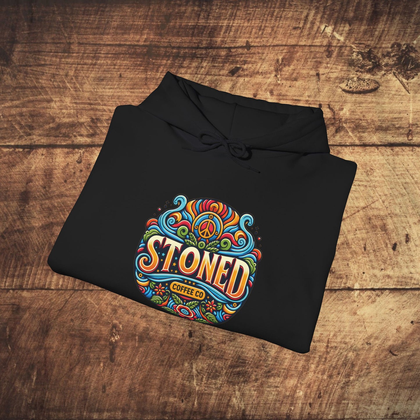 Hooded Sweatshirt Stoned Coffee Company Logo 1