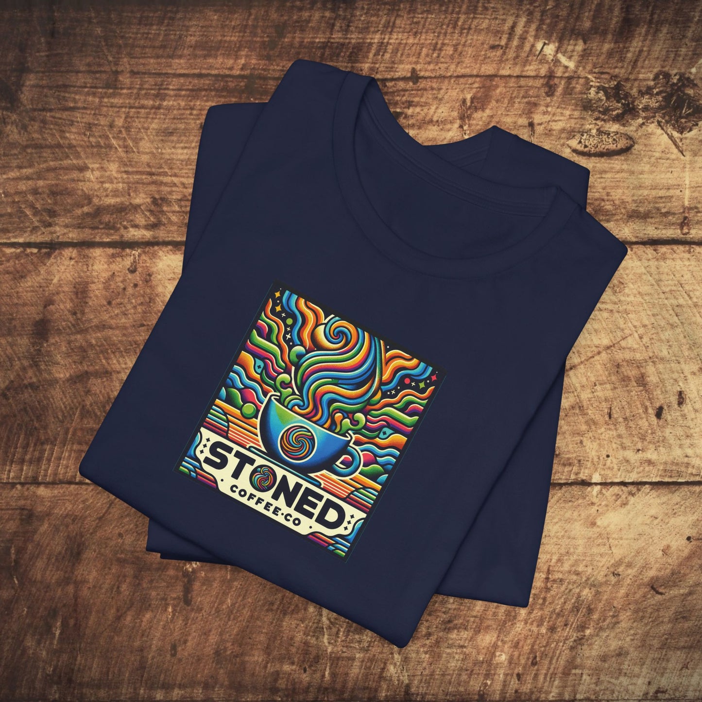 Coffee Art T-Shirt - Stoned Coffee Company Logo