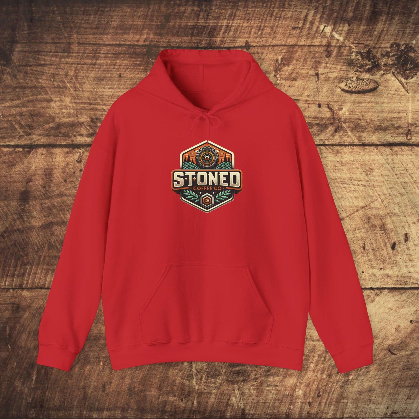 Hooded Sweatshirt - Stoned Coffee Company Offroad Logo