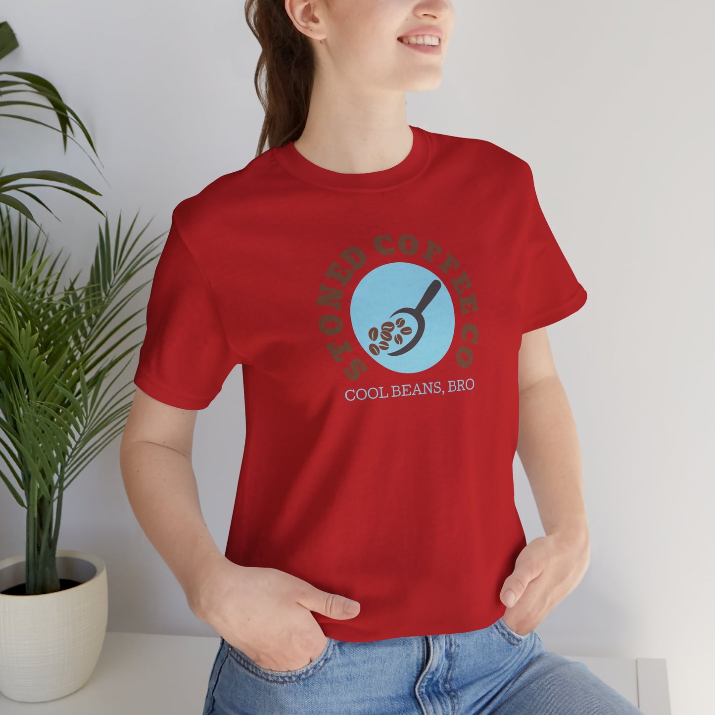 T-Shirt - Stoned Coffee Co, Cool Beans Bro Graphic Tee