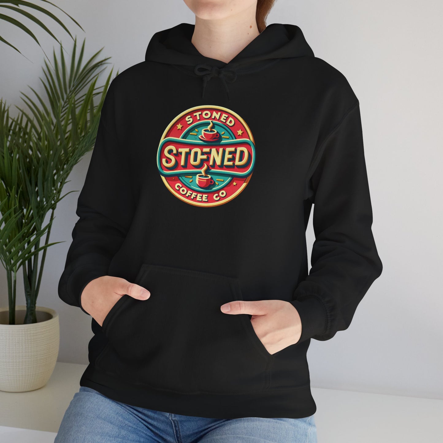 Hooded Sweatshirt - Stoned Coffee Co Logo 2