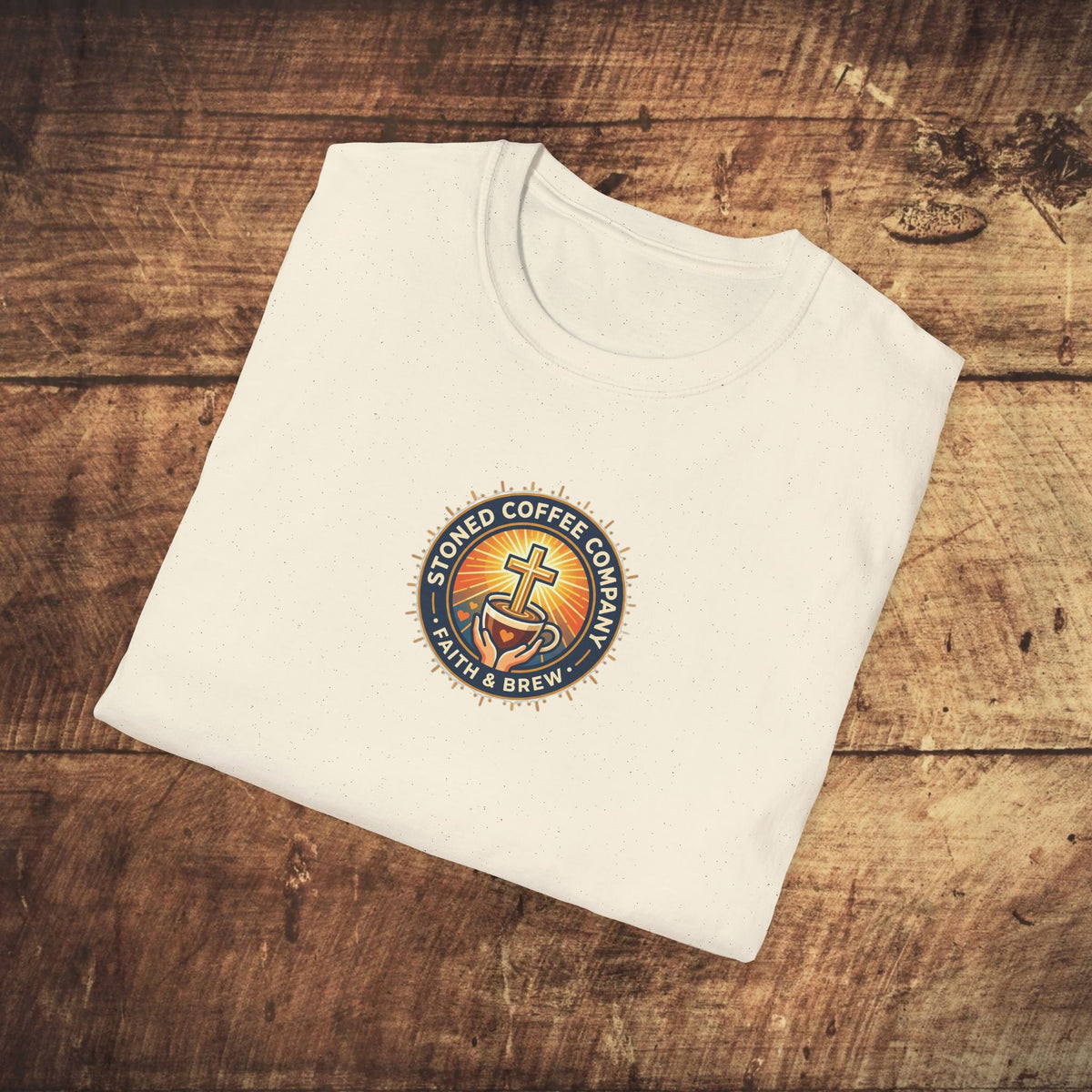 Stoned Coffee Company 'Drink Your Coffee and Pray for Others' T-Shirt