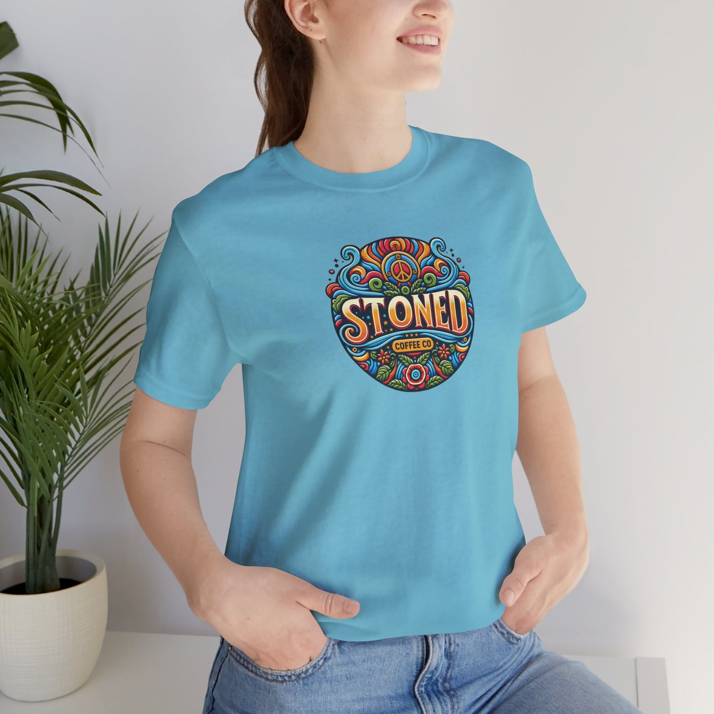 Unisex Tee Stoned Coffee Co Logo 1