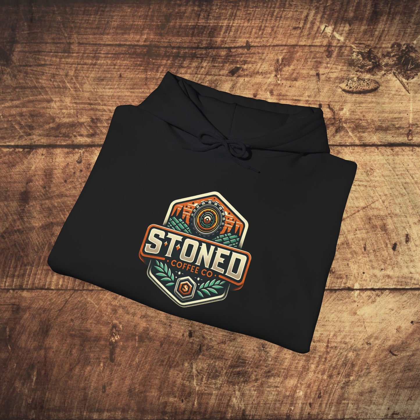 Hooded Sweatshirt - Stoned Coffee Company Offroad Logo