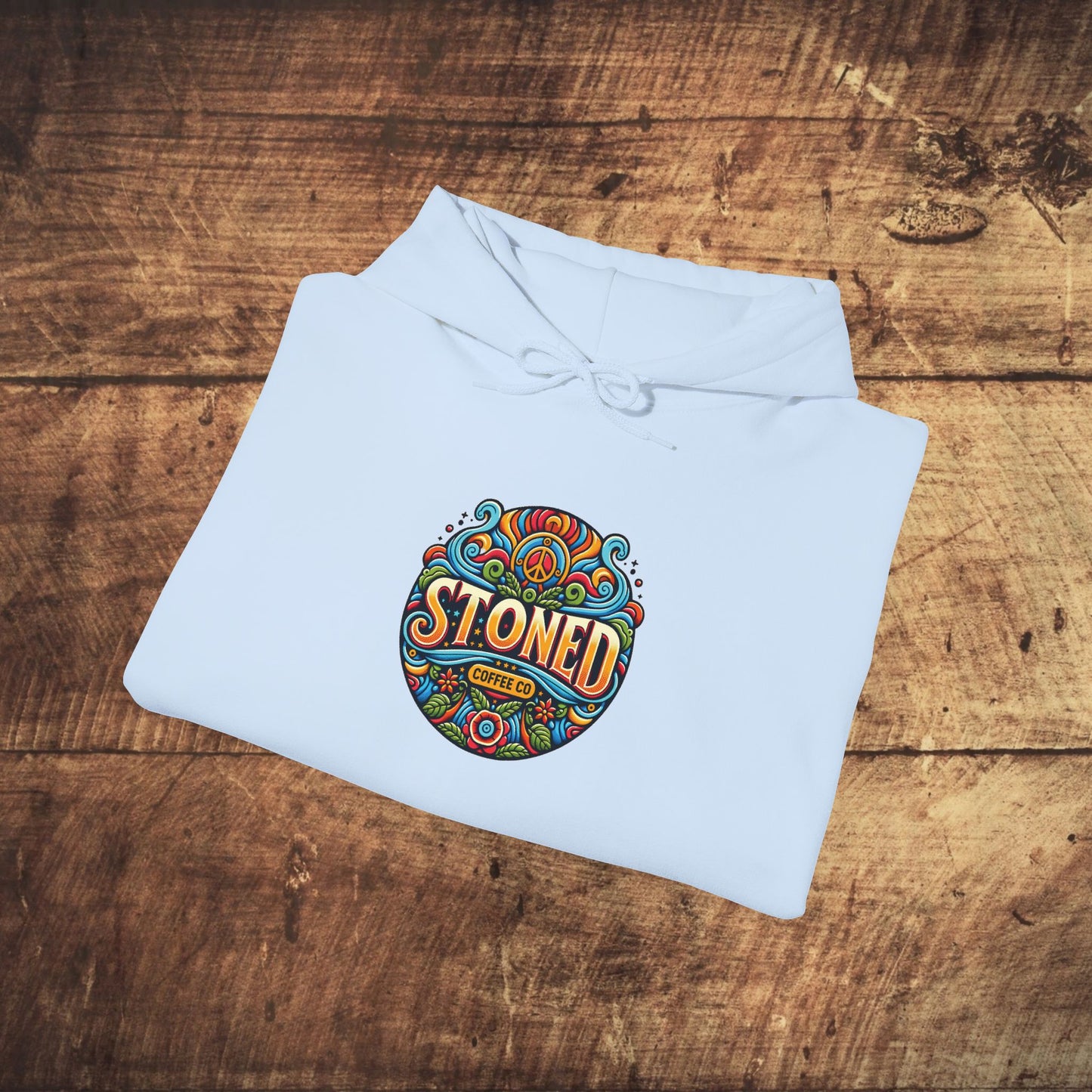Hooded Sweatshirt Stoned Coffee Company Logo 1