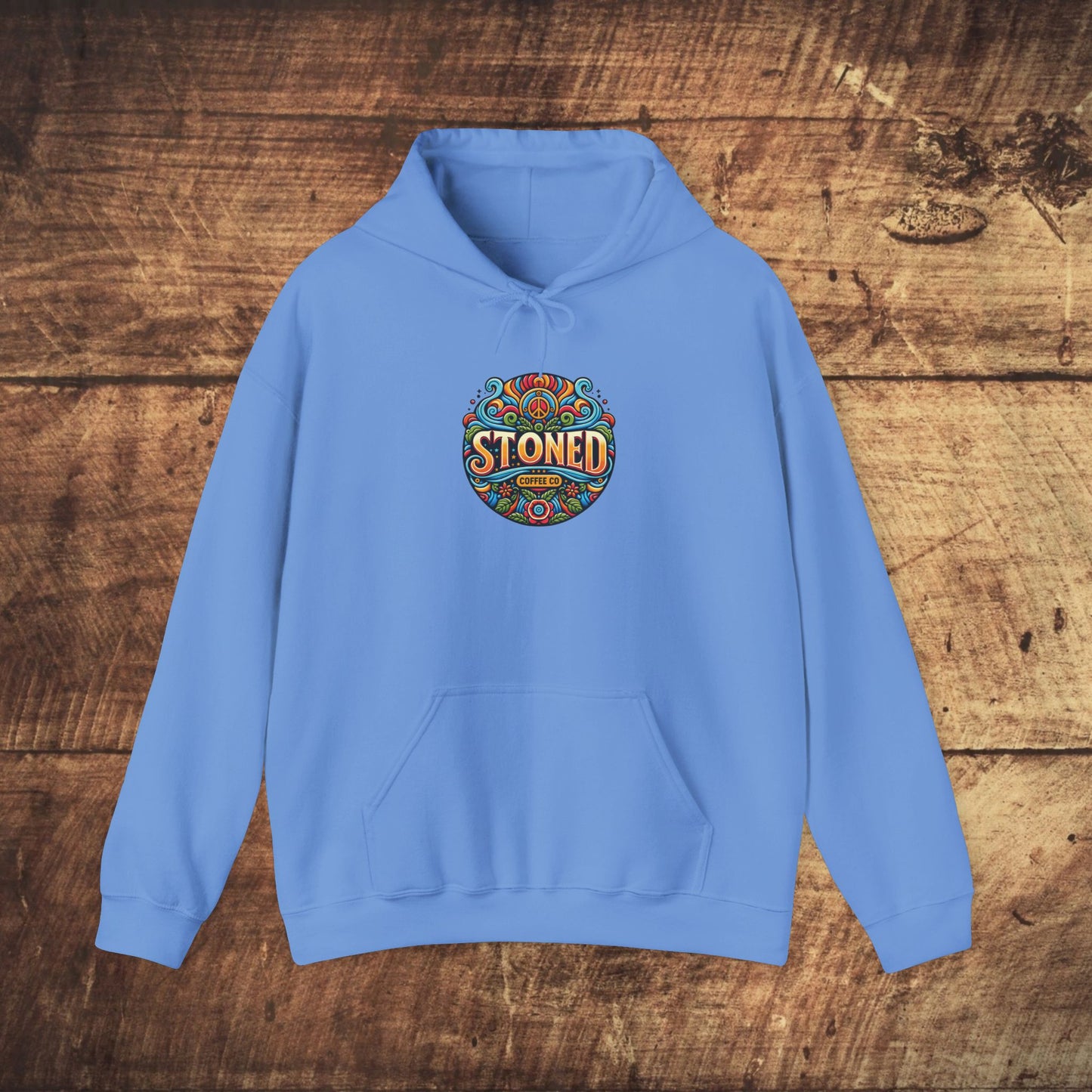 Hooded Sweatshirt Stoned Coffee Company Logo 1