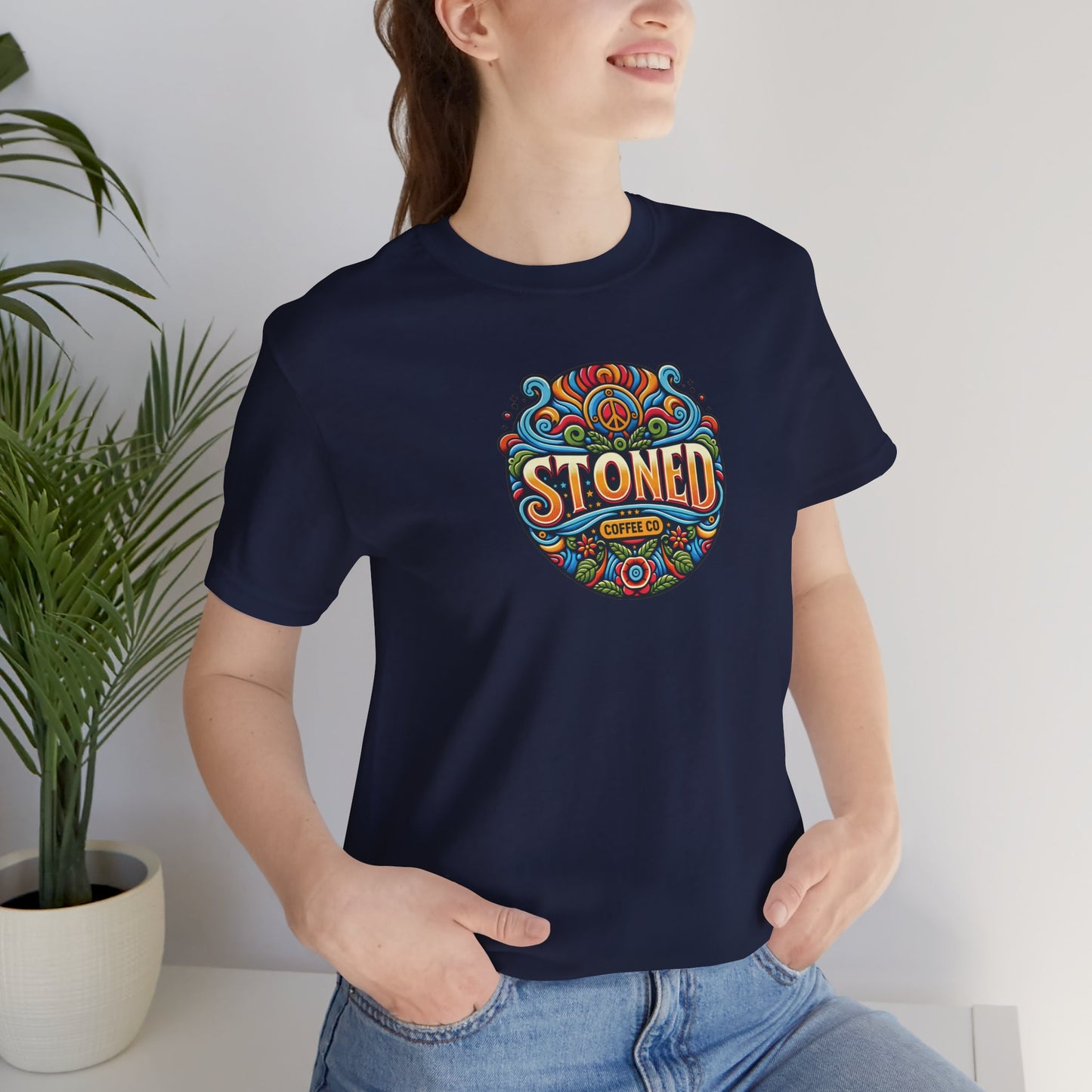 Unisex Tee Stoned Coffee Co Logo 1