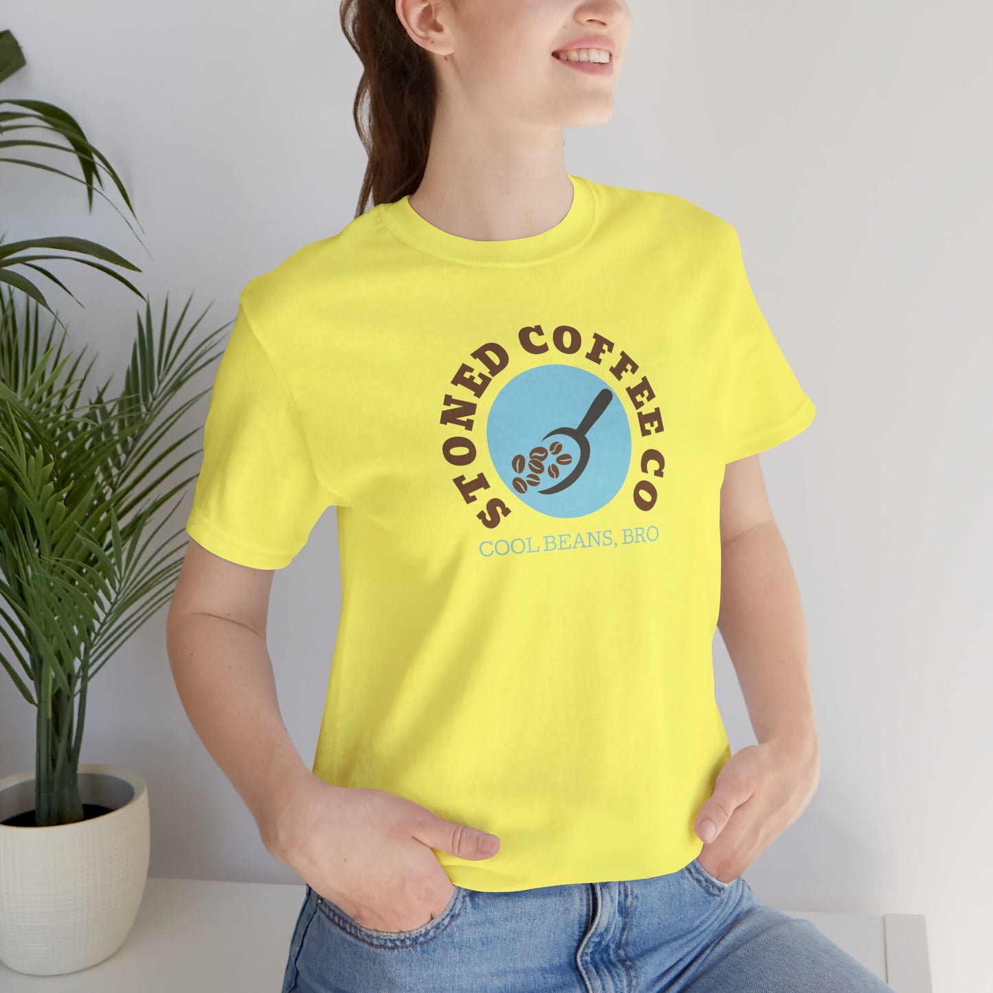 T-Shirt - Stoned Coffee Co, Cool Beans Bro Graphic Tee