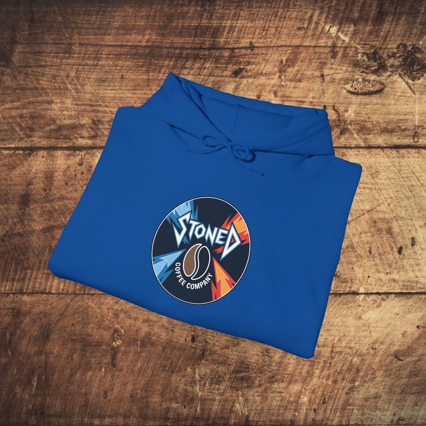 Stoned Coffee Company Heavy Metal Record Label Hoodie