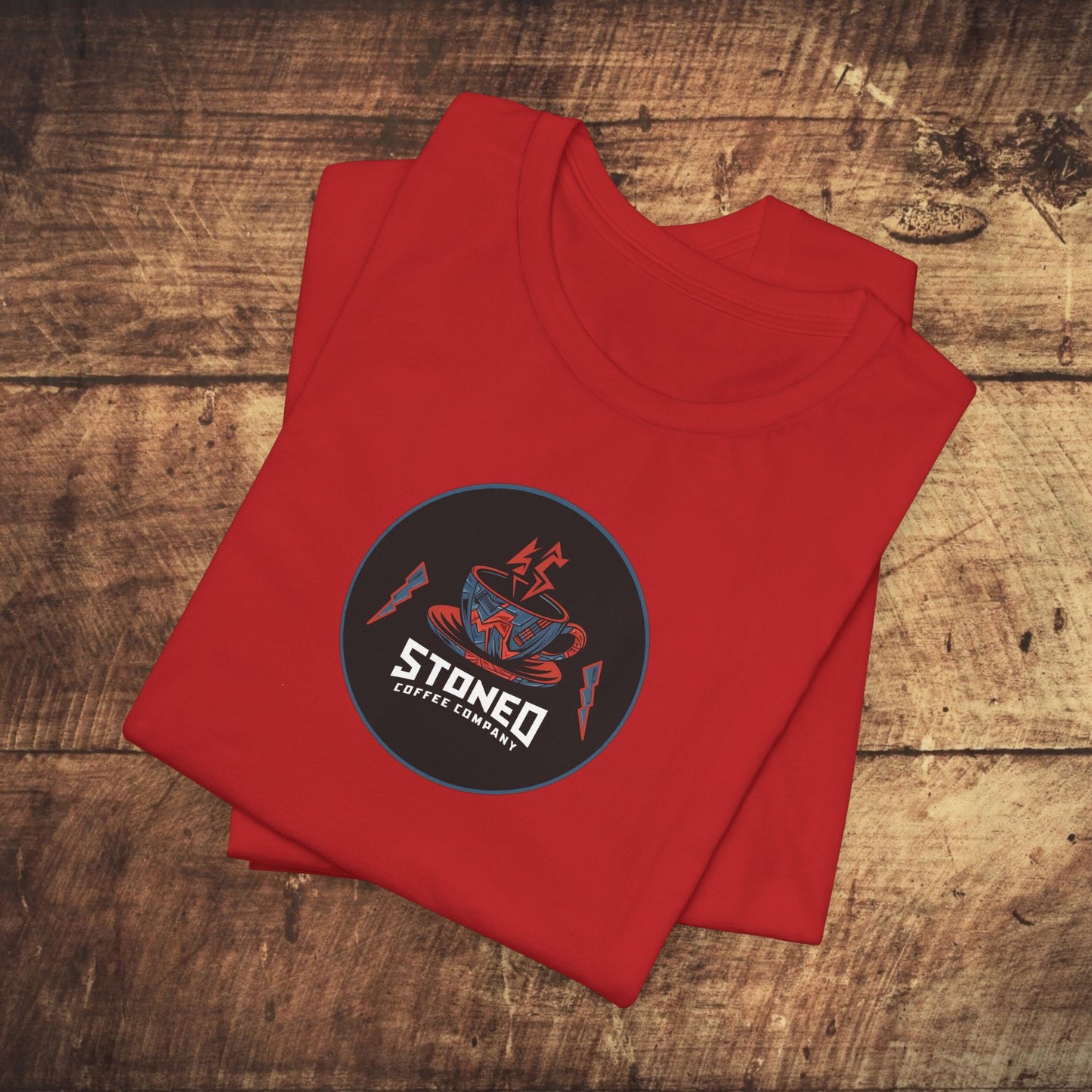 Short Sleeve Tee - Stoned Coffee Company Heavy Metal Logo Shirt