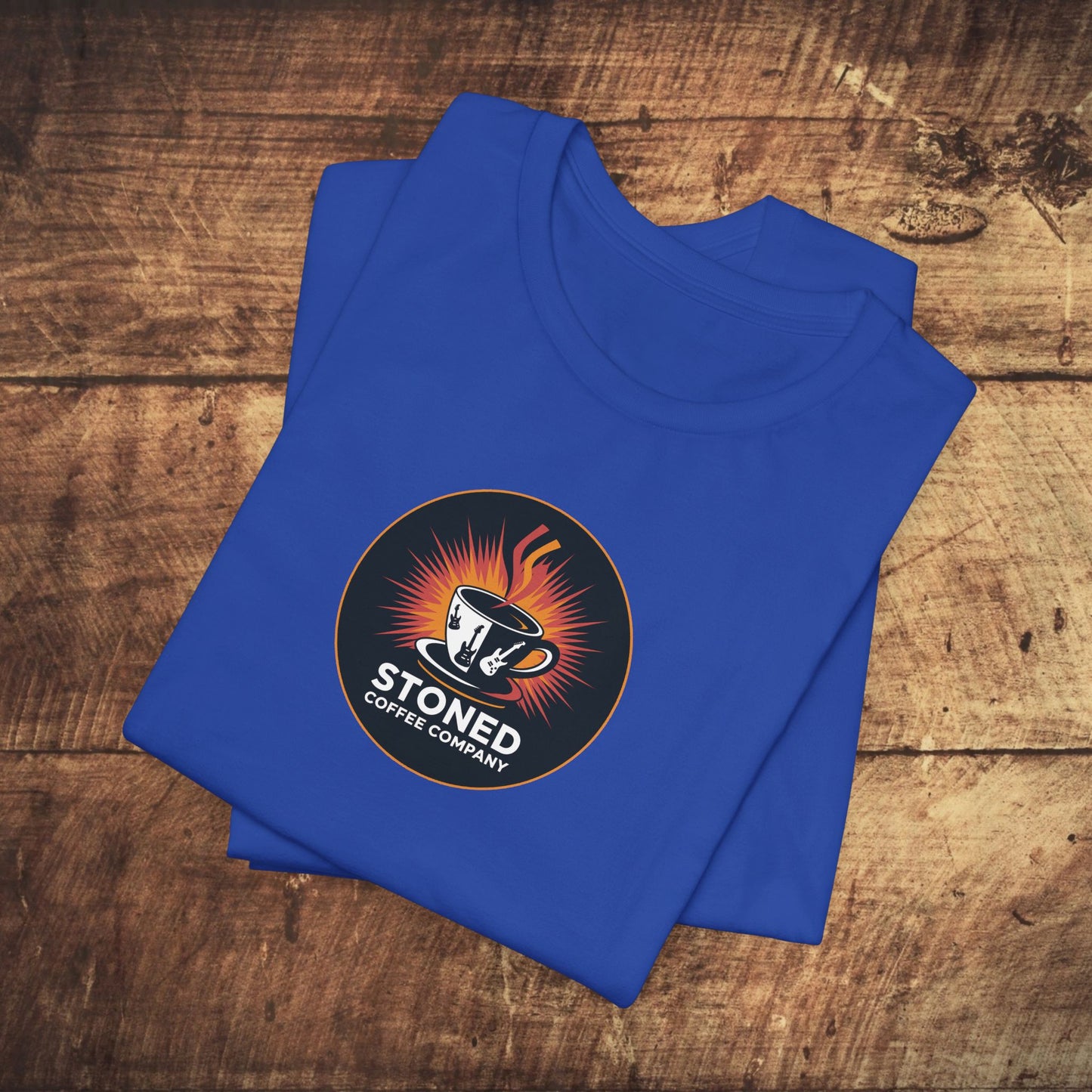 Stoned Coffee Company Rocking Guitar Cup T-Shirt