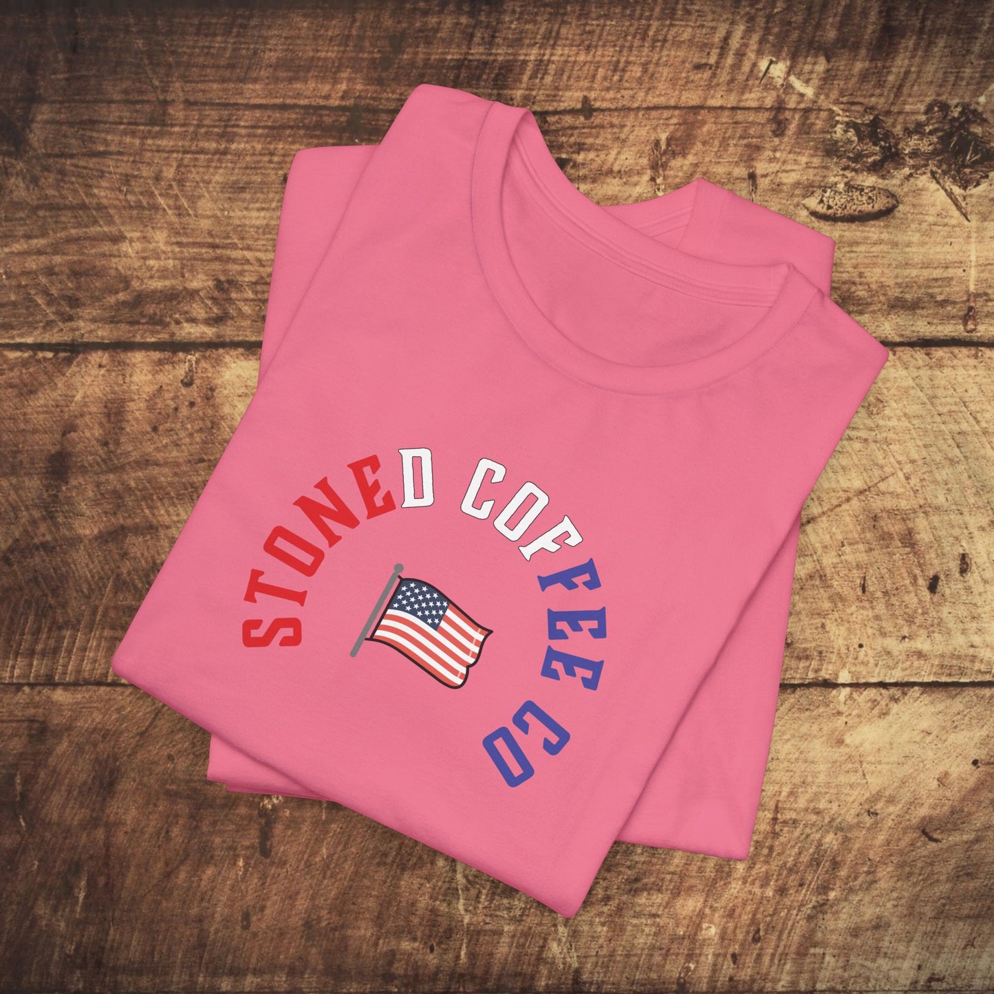 T-Shirt Stoned Coffee Company USA Patriotic Unisex Tee