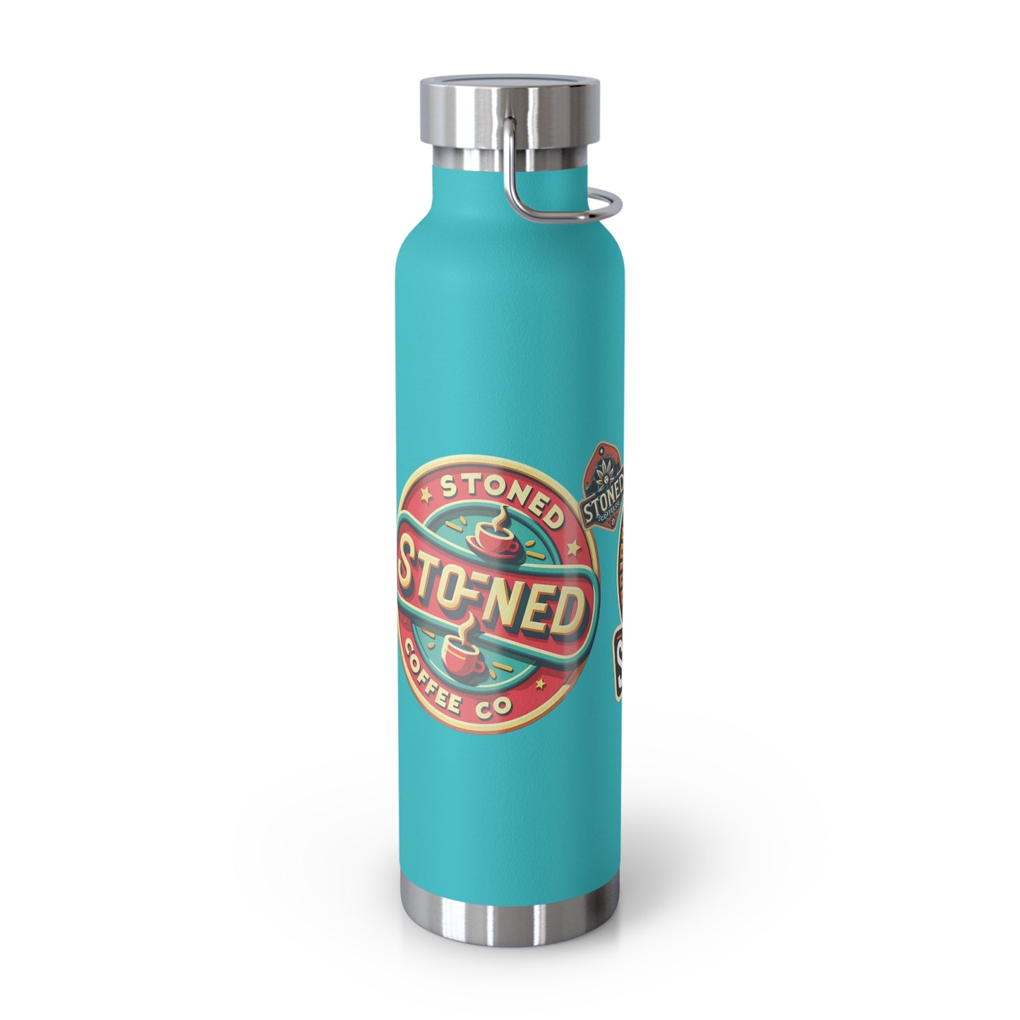 Stoned Coffee Co Copper Vacuum Insulated Bottle, 22oz