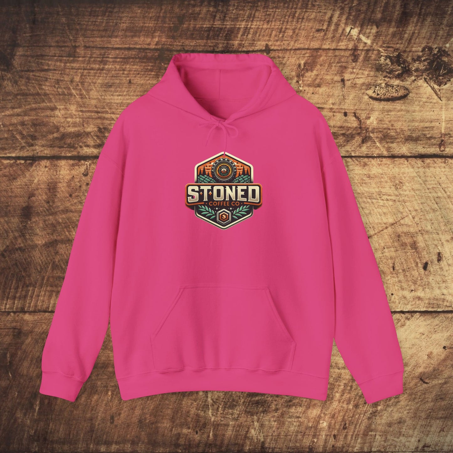 Hooded Sweatshirt - Stoned Coffee Company Offroad Logo