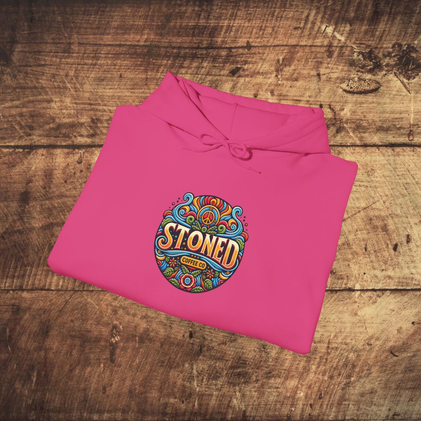 Hooded Sweatshirt Stoned Coffee Company Logo 1