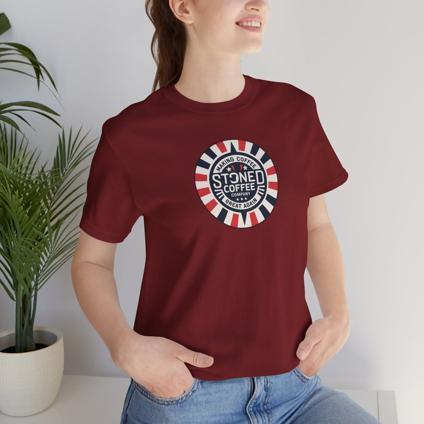 Stoned Coffee Company Making Coffee Great Again Poker chip Unisex T-Shirt