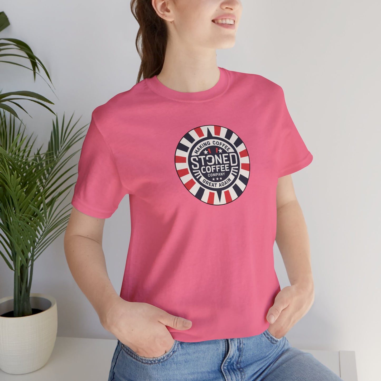 Stoned Coffee Company Making Coffee Great Again Poker chip Unisex T-Shirt