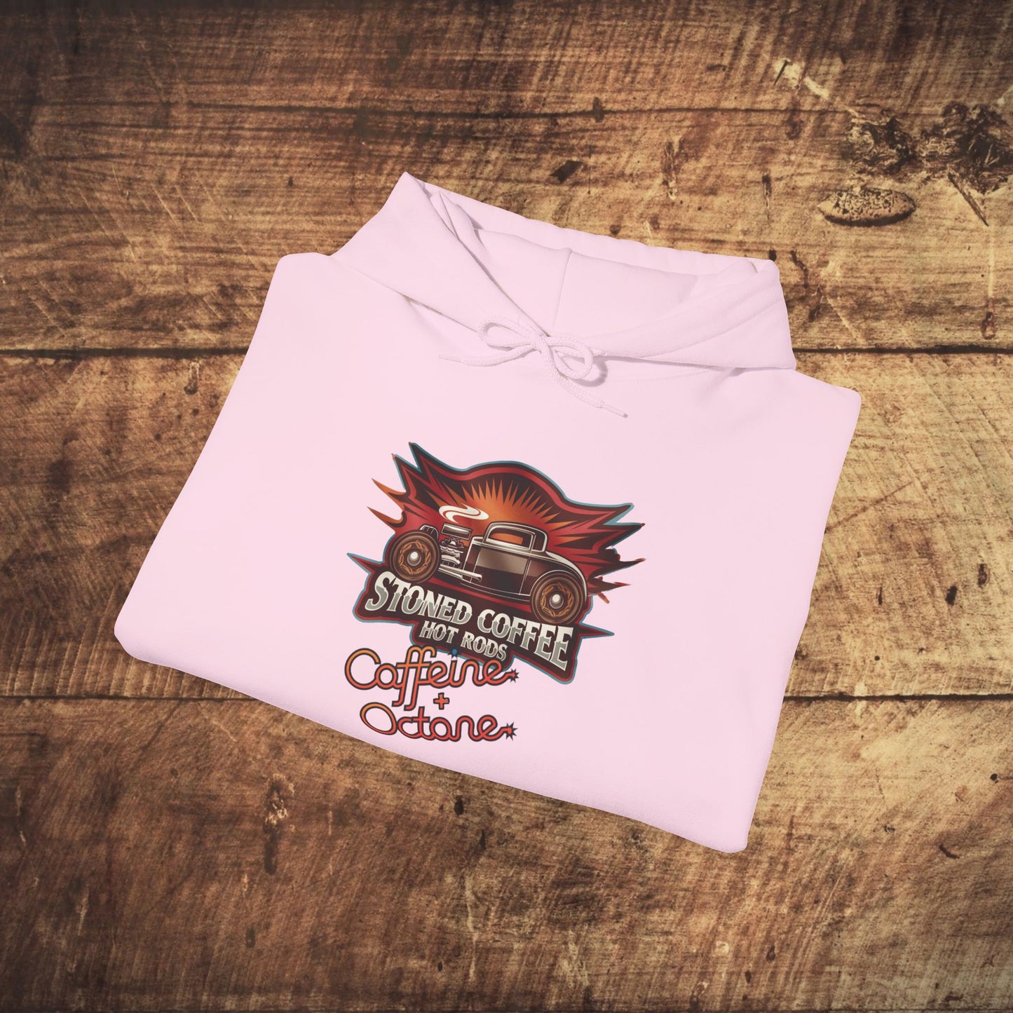 Stoned Coffee Company Hoodie "Hot Rods" Caffeine + Octane Hoodie