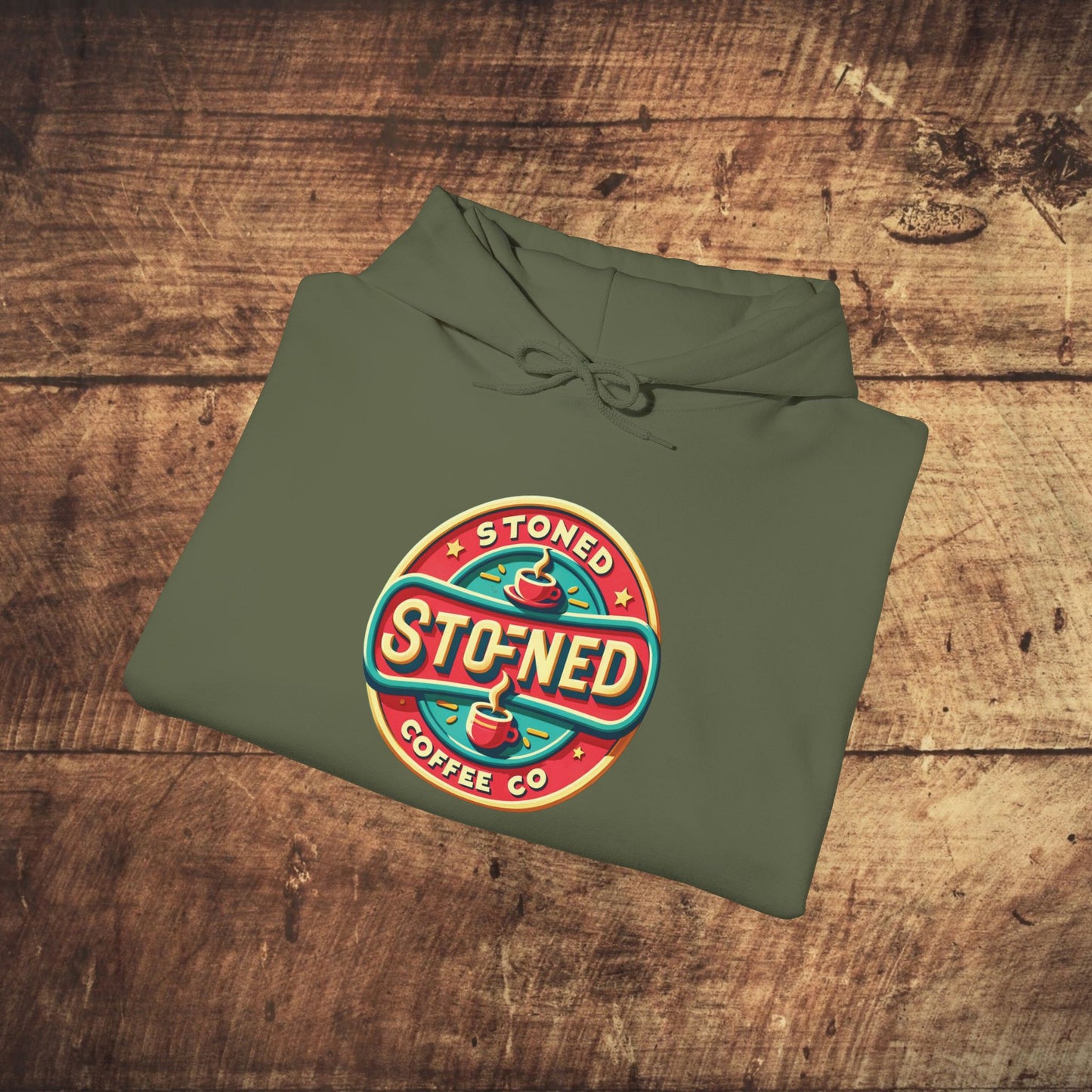 Hooded Sweatshirt - Stoned Coffee Co Logo 2