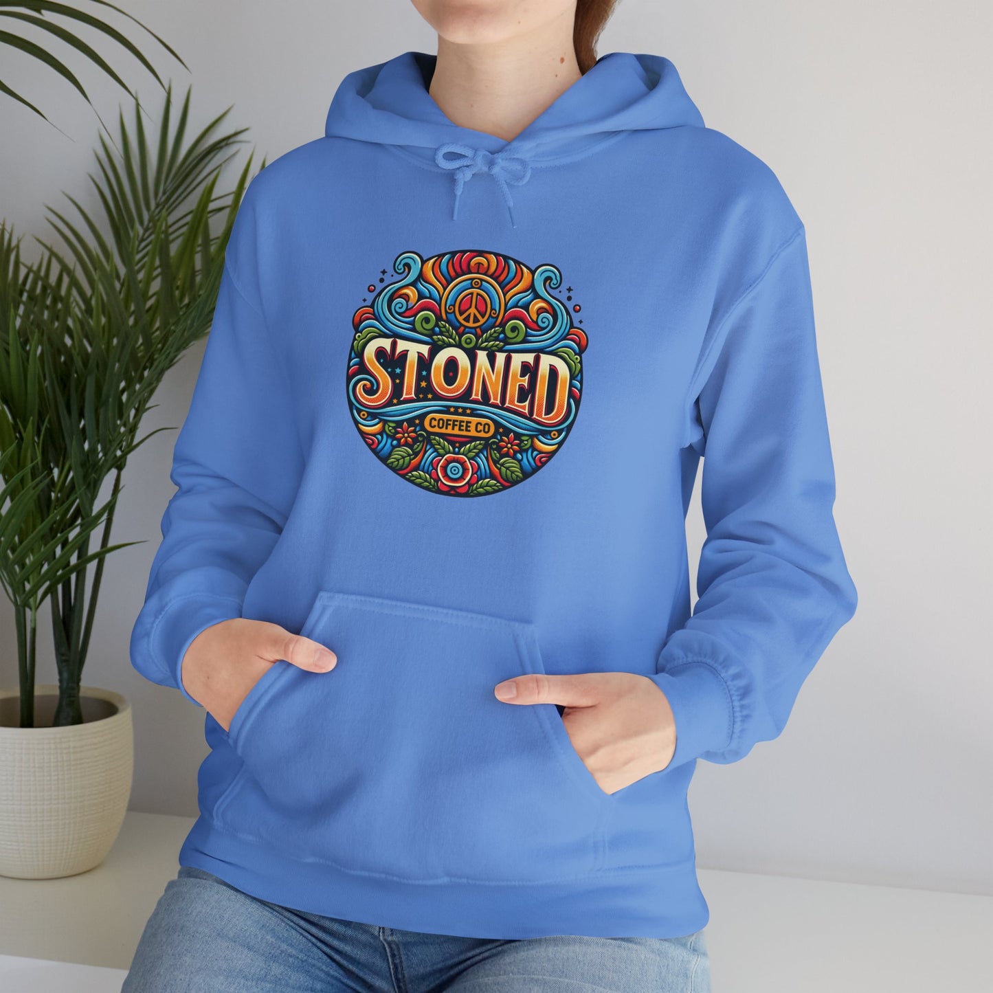 Hooded Sweatshirt Stoned Coffee Company Logo 1