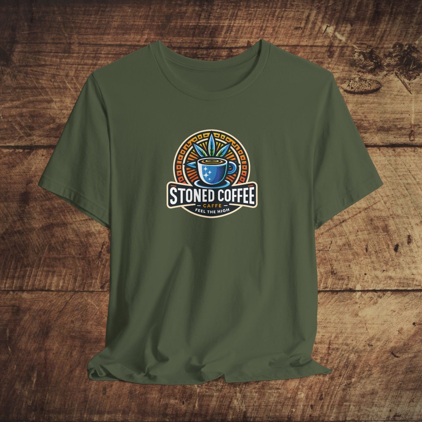 T-Shirt Stoned Coffee Company Logo 4 Feel the High Unisex