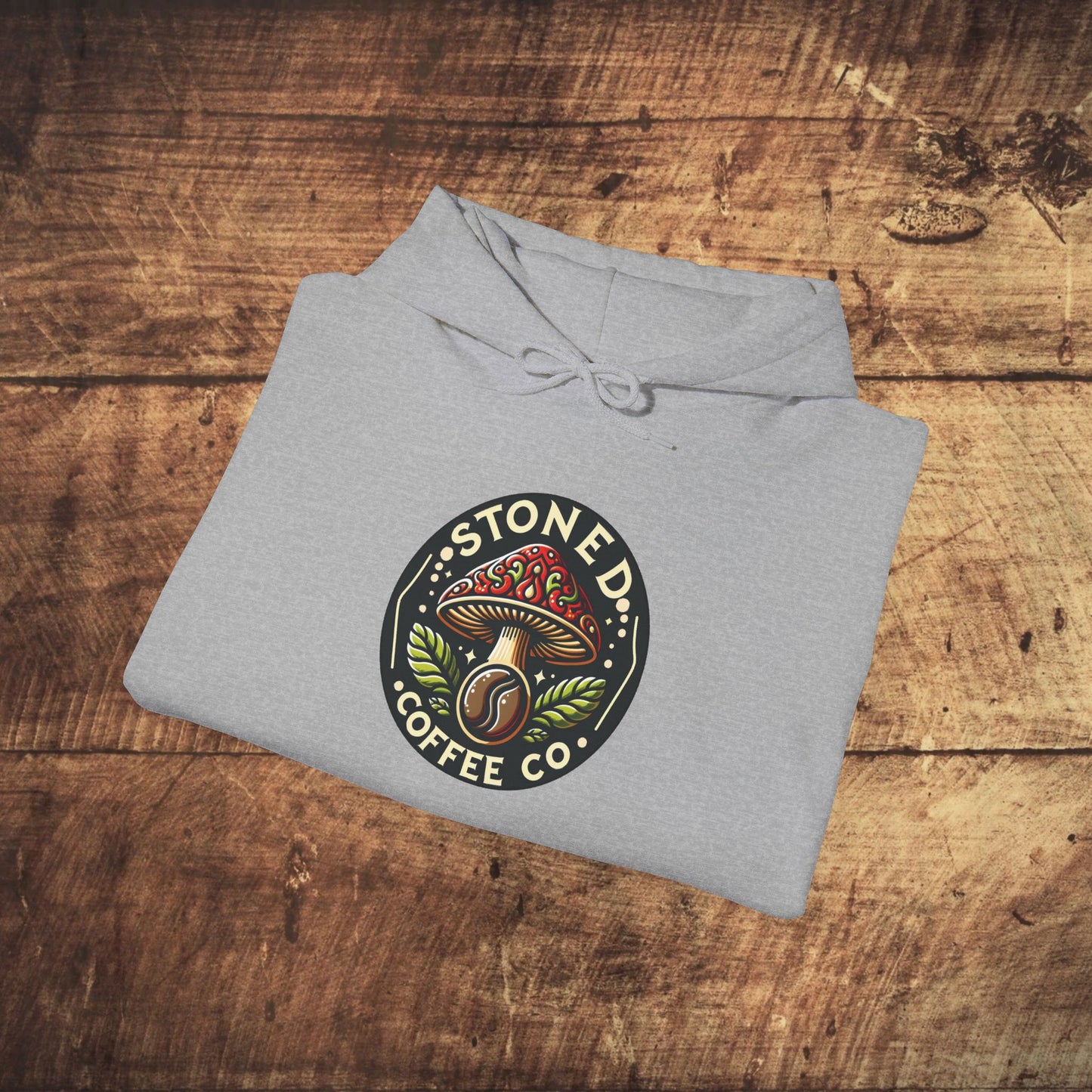 Hooded Sweatshirt - Stoned Coffee Company Mushroom Logo