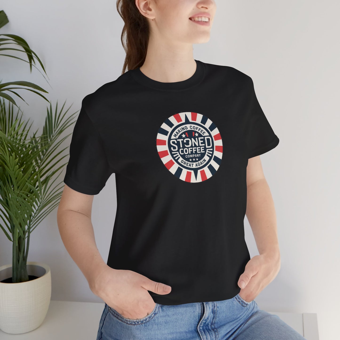 Stoned Coffee Company Making Coffee Great Again Poker chip Unisex T-Shirt