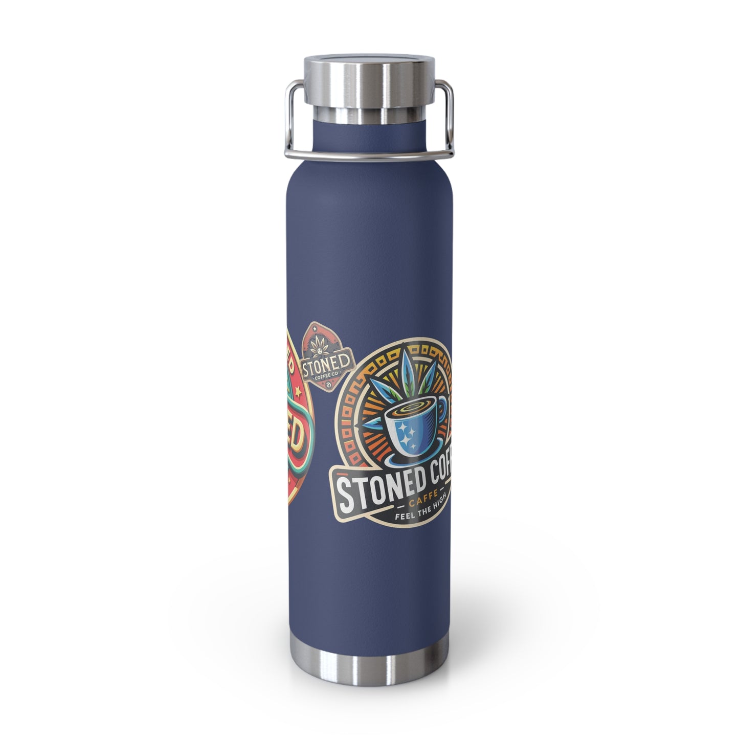 Stoned Coffee Co Copper Vacuum Insulated Bottle, 22oz