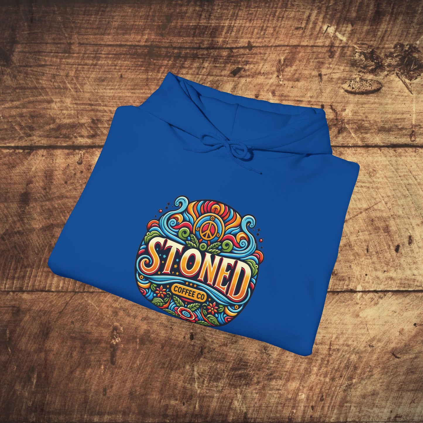 Hooded Sweatshirt Stoned Coffee Company Logo 1