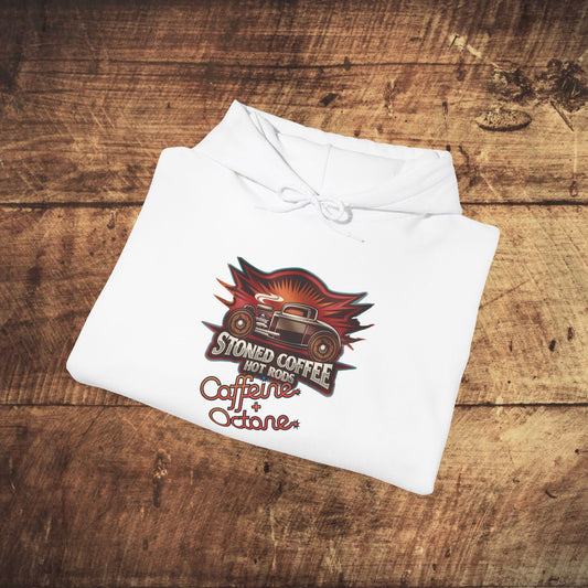 Stoned Coffee Company Hoodie "Hot Rods" Caffeine + Octane Hoodie