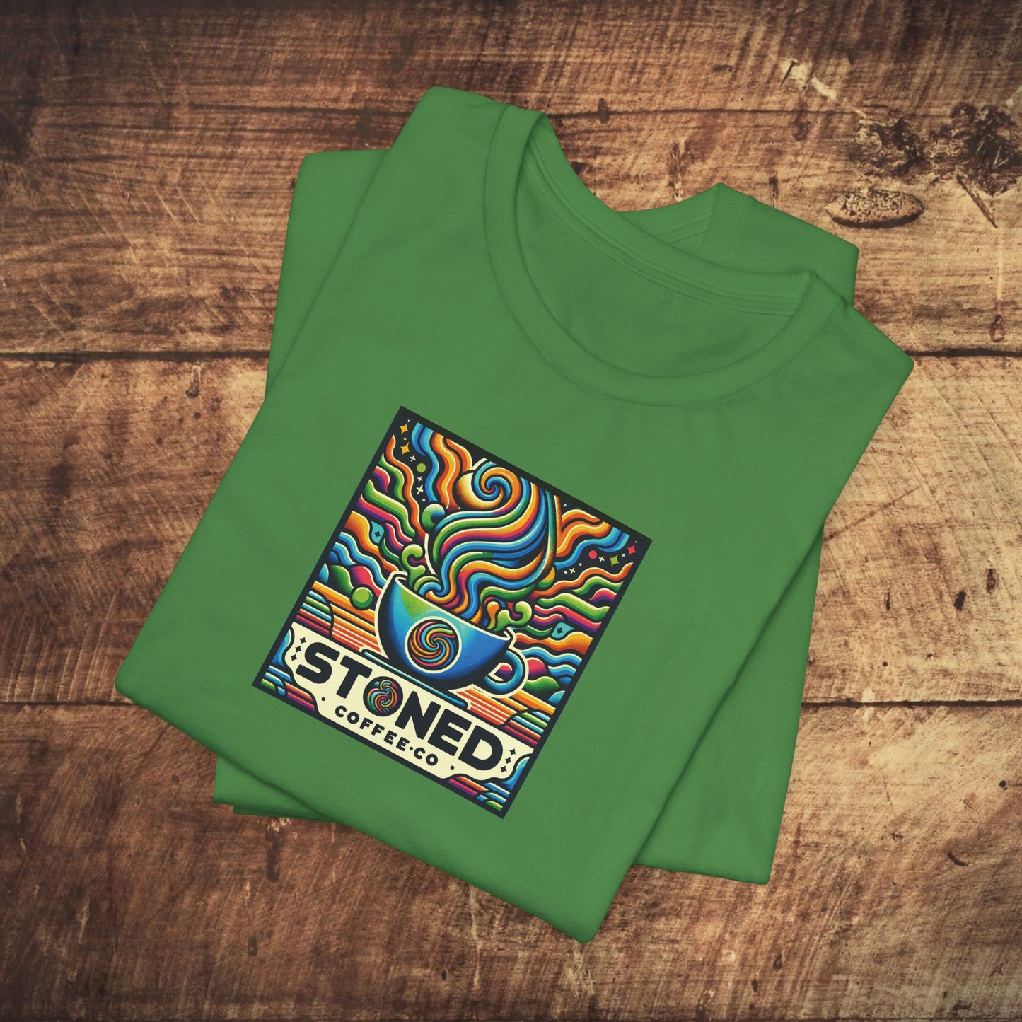 Coffee Art T-Shirt - Stoned Coffee Company Logo