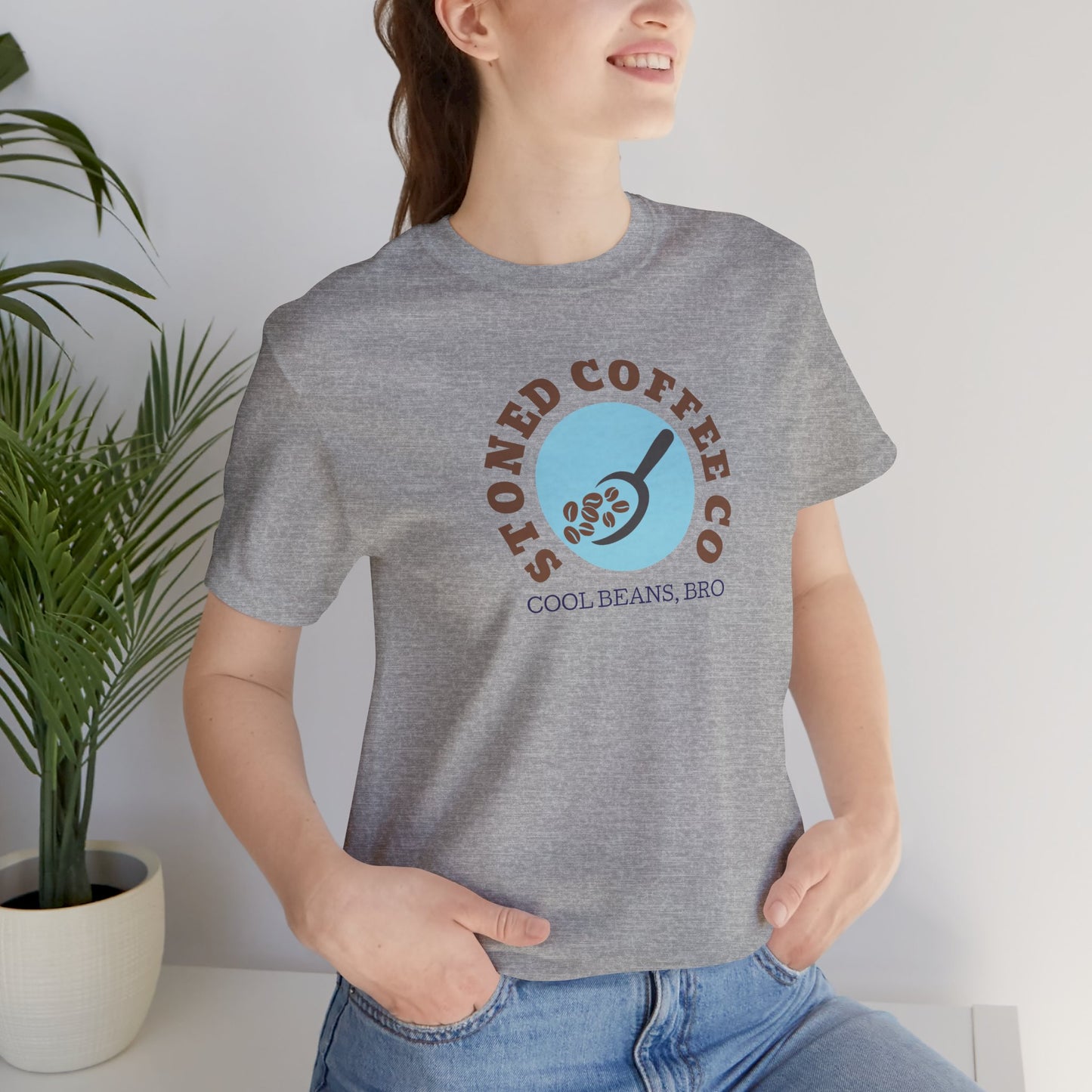 T-Shirt - Stoned Coffee Co, Cool Beans Bro Graphic Tee