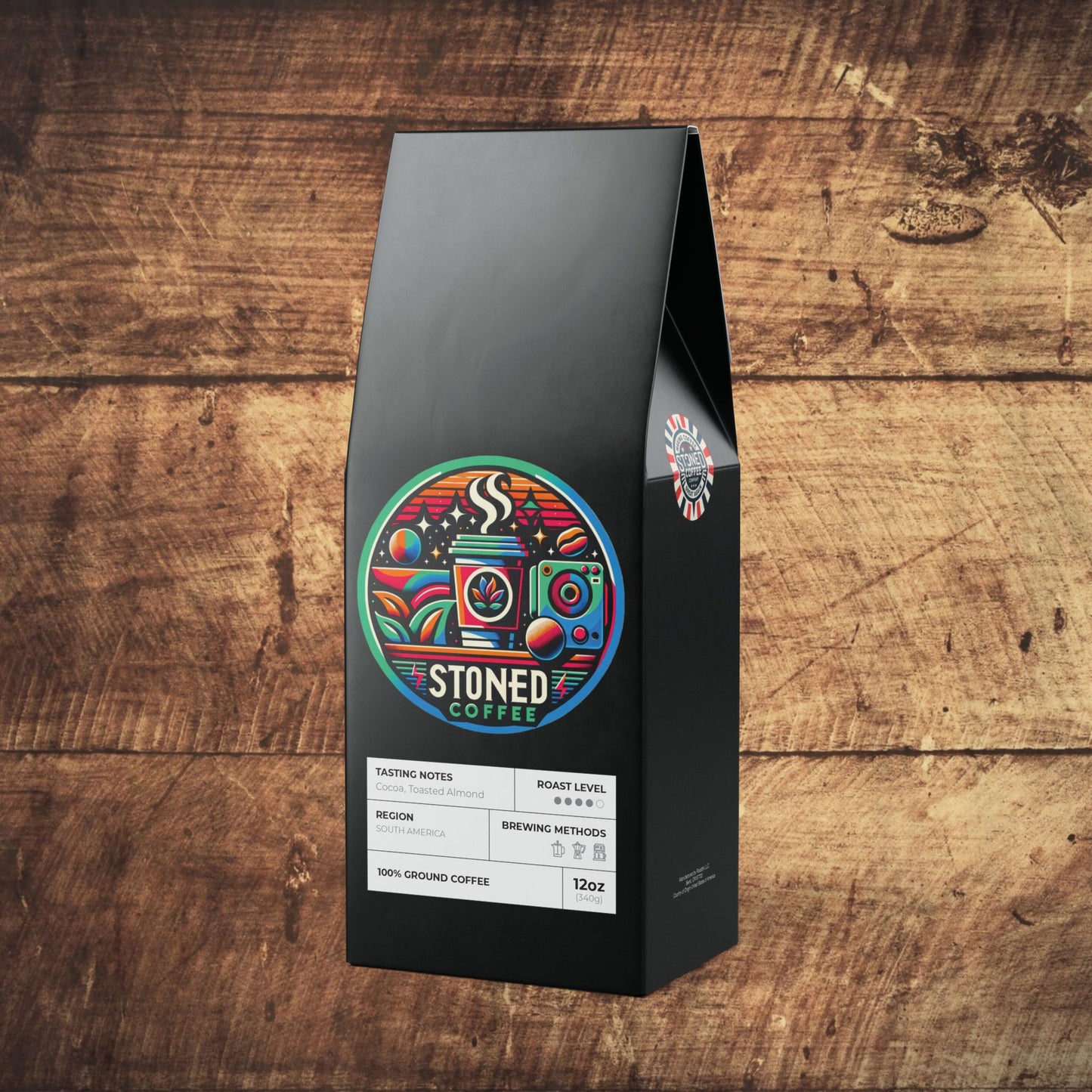 Stoned Coffee Company Cascades Coffee Blend (Medium-Dark Roast)