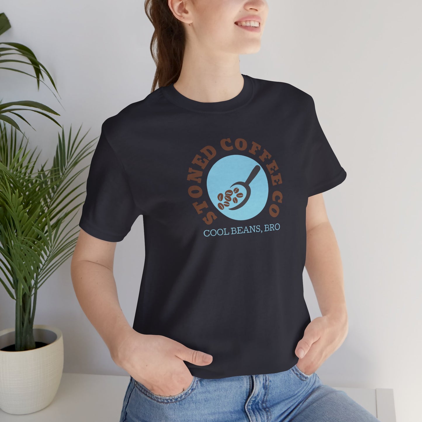 T-Shirt - Stoned Coffee Co, Cool Beans Bro Graphic Tee